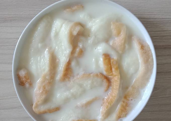 Bubur Susu Roti Tawar