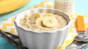 Bubur Biskuit Pisang Susu