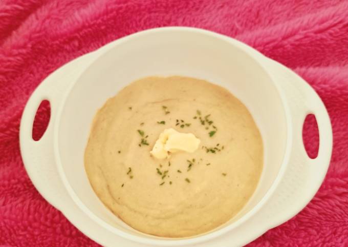 Bubur Kentang Kari Daging